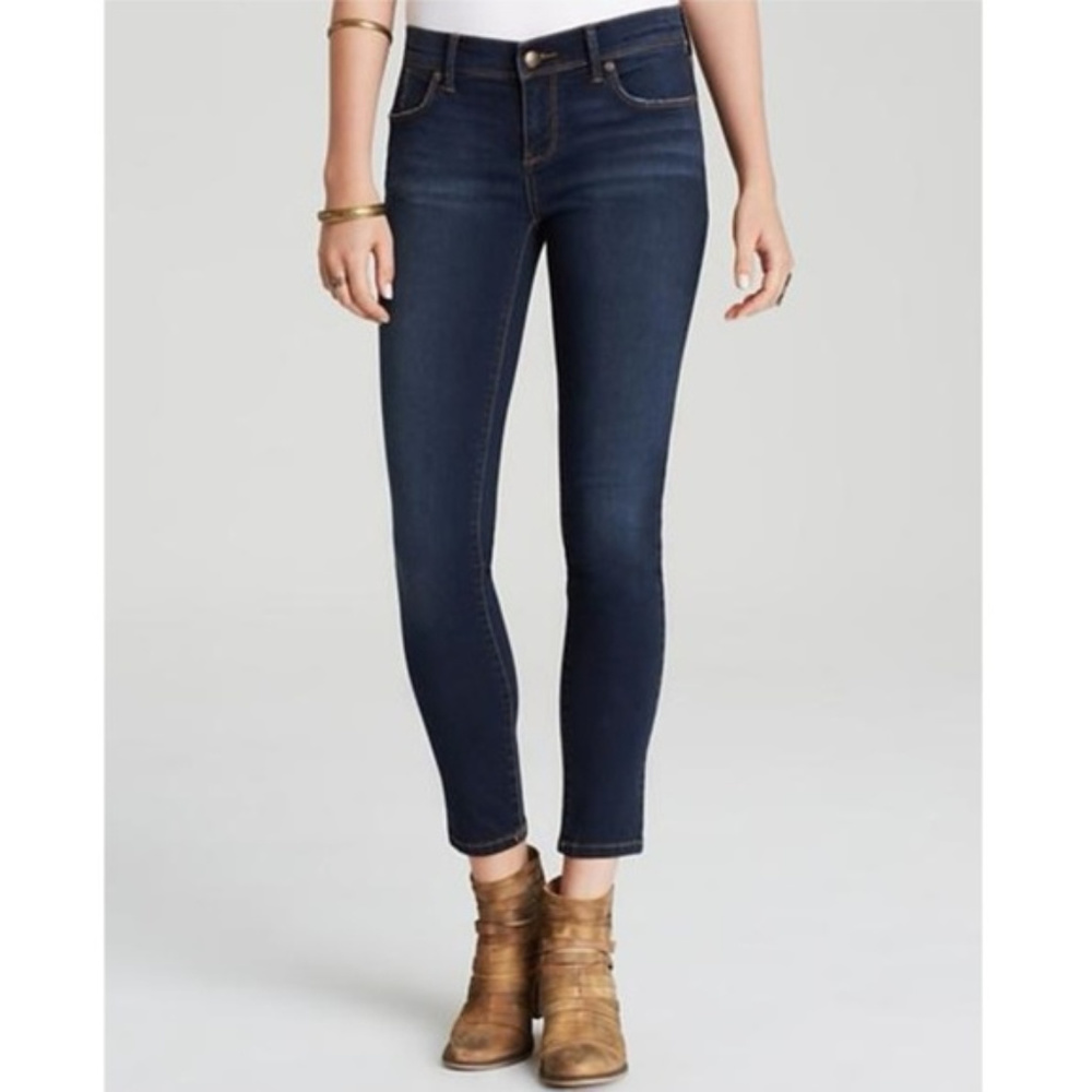 FREE PEOPLE Roller Cropped Skinny Jeans